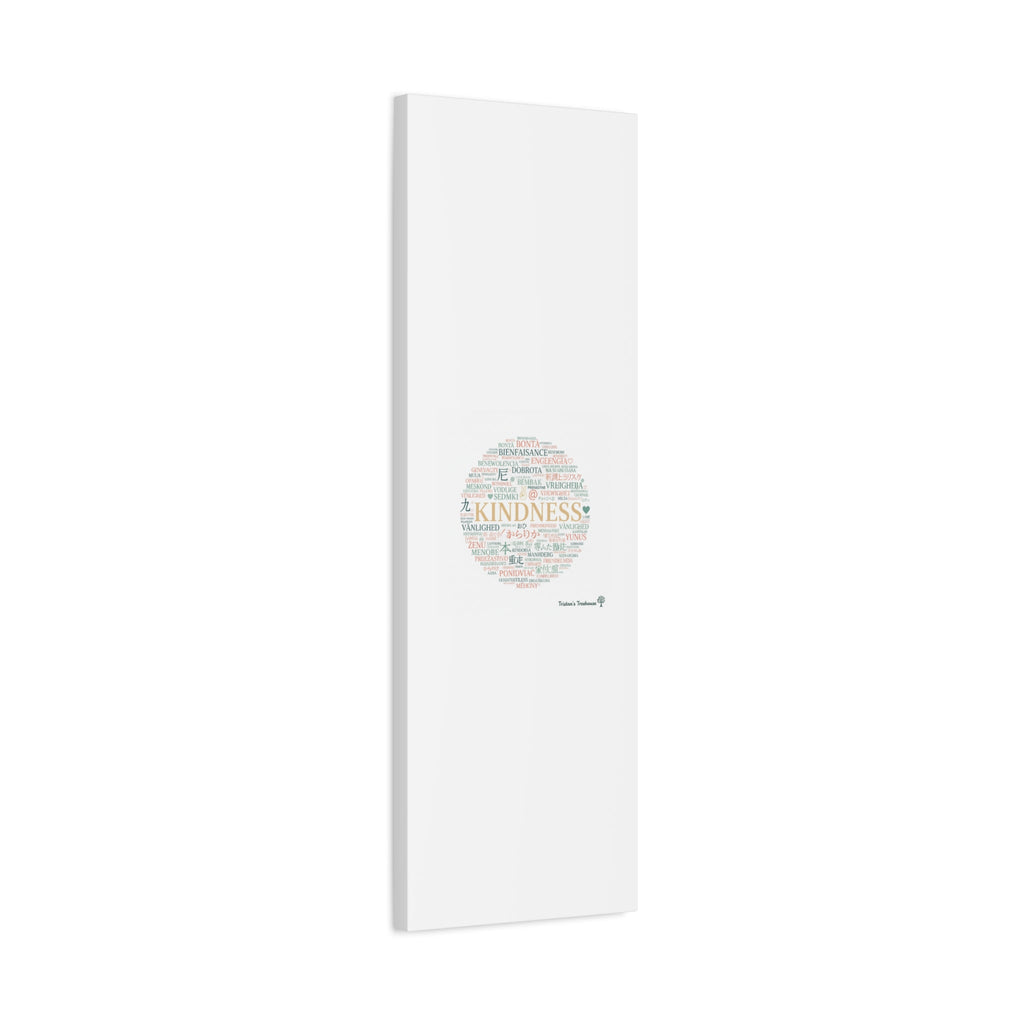 Kindness Word Cloud Canvas | Fresh Start Minimalist Wall Art