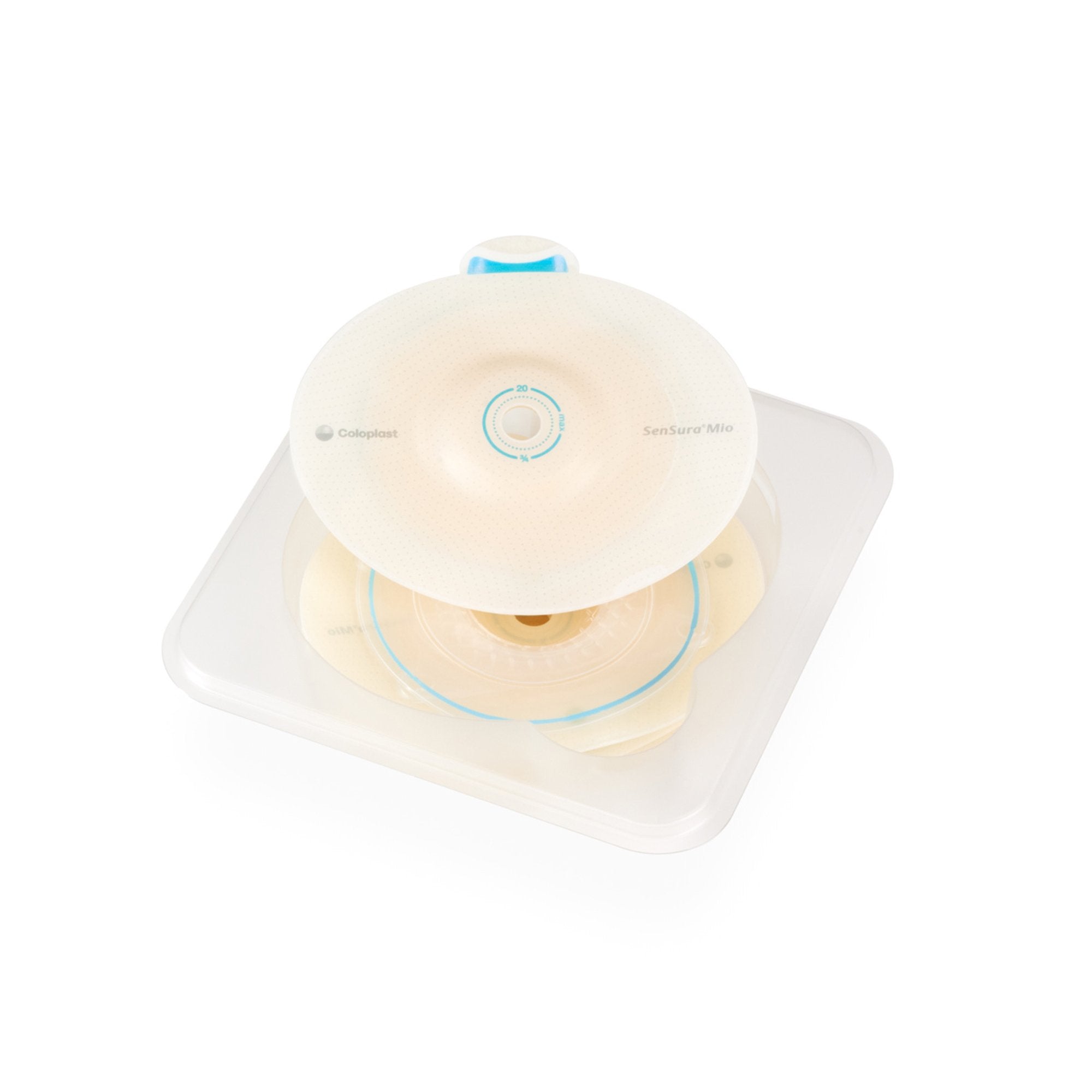 SenSura® Mio Flex Convex Light Barrier, 21 mm Stoma Opening, Red Color Match 16484