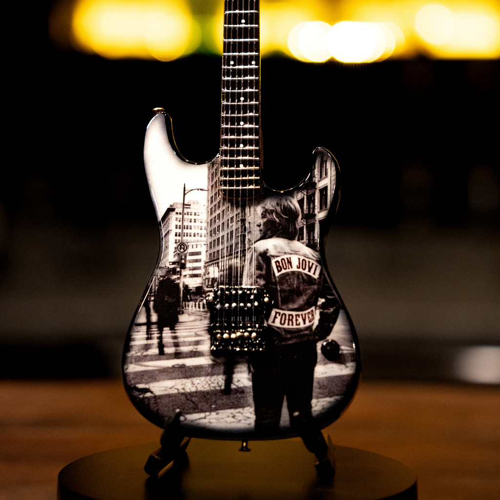Bon Jovi Forever Album Miniature Guitar