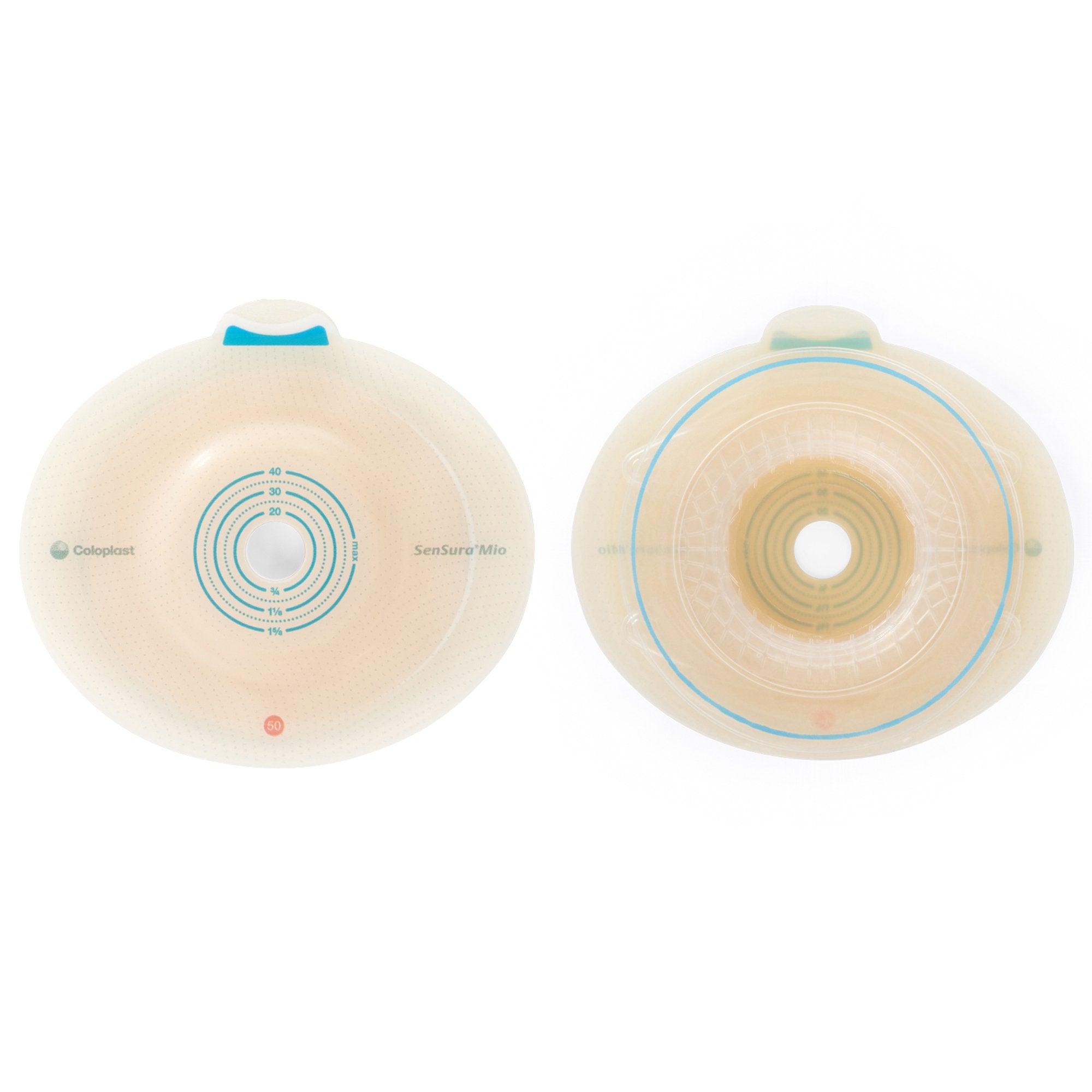 SenSura® Mio Convex Ostomy Barrier, Trim to Fit 15 – 40 mm, Red Match 16483