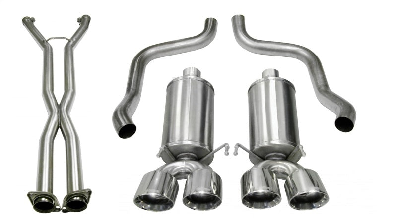 Corsa Performance 2.5" Dual Rear Exit Cat-Back Exhaust System with Twin 3.5" Tips