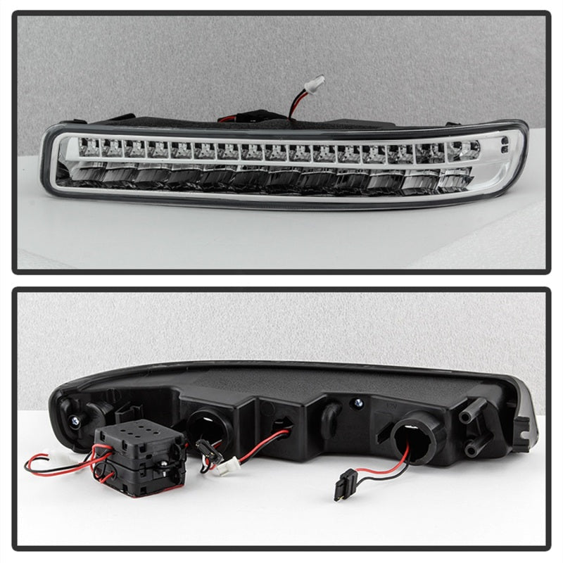 SPYDER xTune 99-06 GMC Sierra (Excl Denali) Full LED Bumper Lights - Chrome (CBL-GSI99-LED-C) 9029318