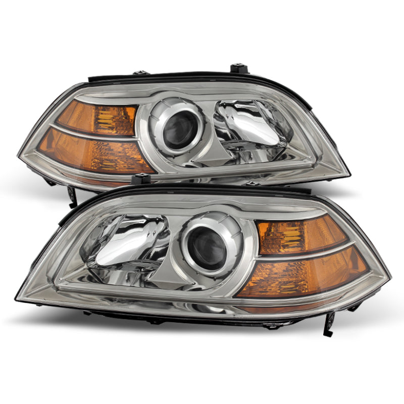 SPYDER Xtune Acura Mdx 2004-2006 Crystal Headlights Chrome HD-JH-AMDX04-AM-C 9026201