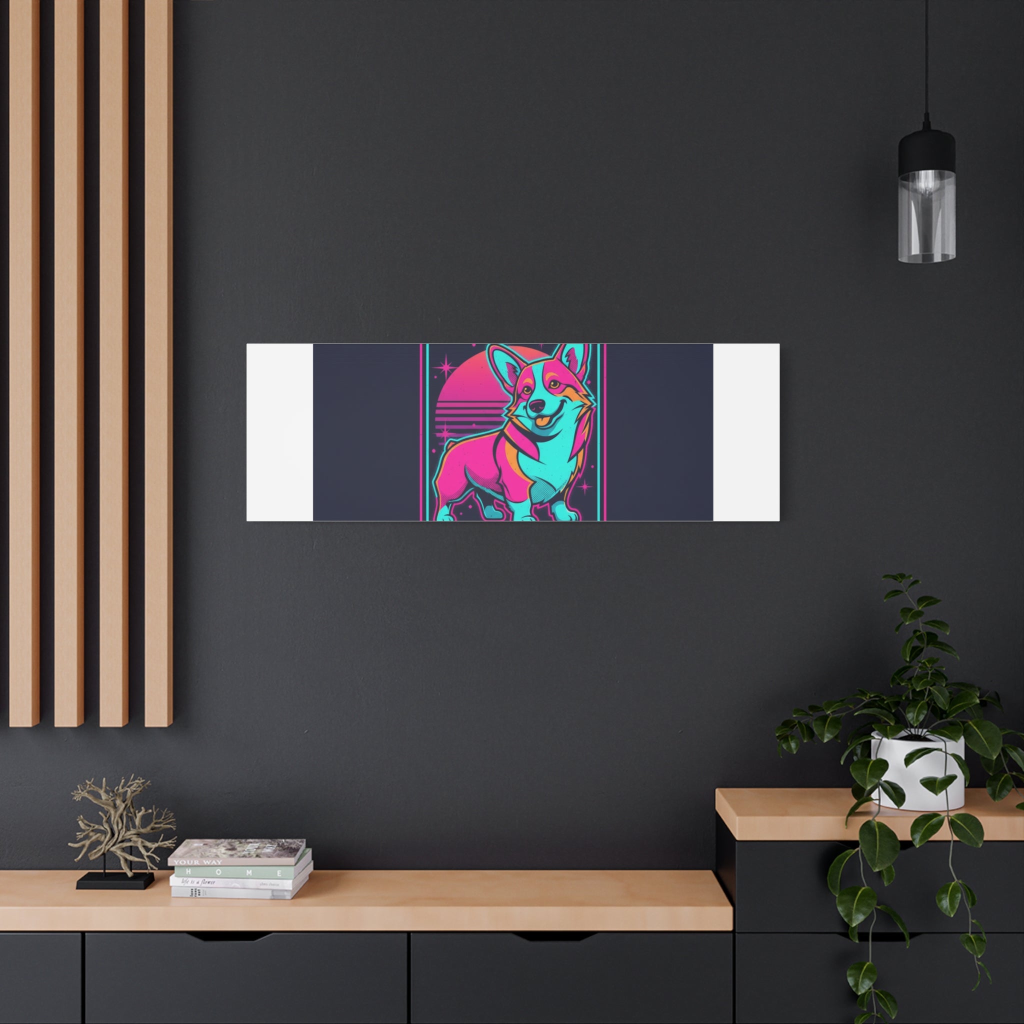 Platonic Love Corgi Canvas | Friendship Valentine, Galentine’s Wall Art