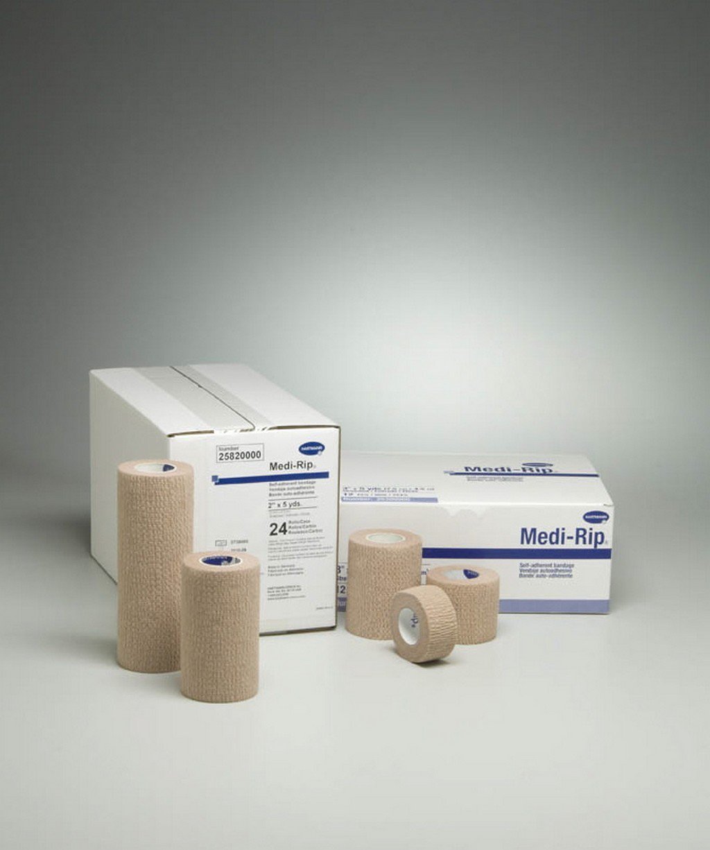 Medi-Rip® Self-adherent Closure Cohesive Bandage, 1 Inch x 5 Yard 25100000