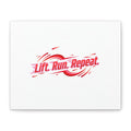Lift Run Repeat Canvas | Fitness Wall Art, Gym Motivation