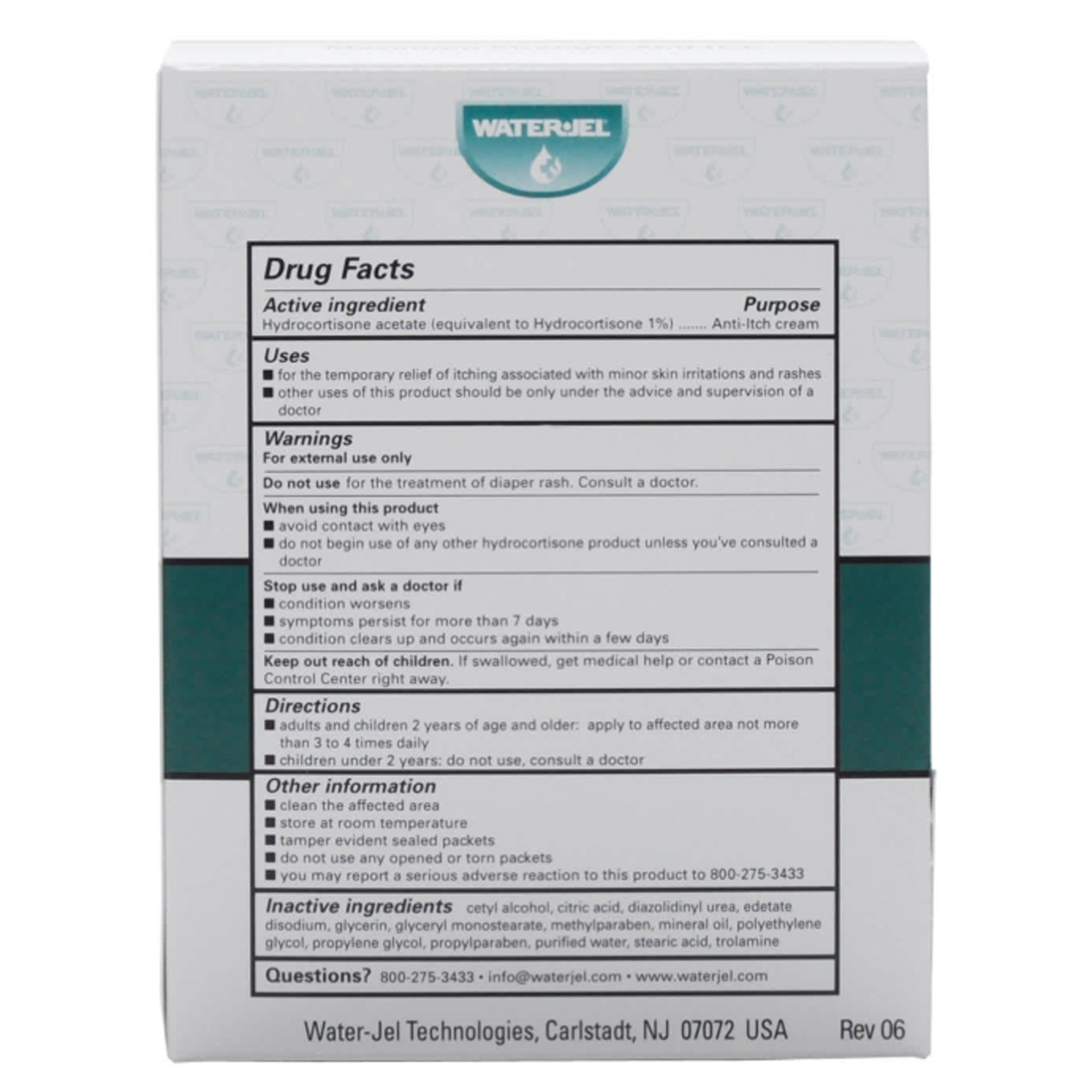 Water-Jel® Hydrocortisone Itch Relief WJHY1728.00.000