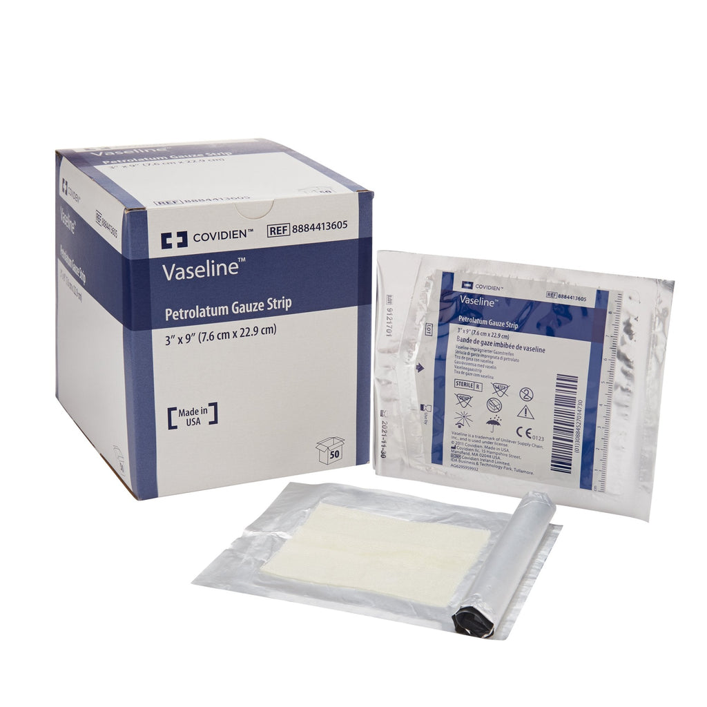 Vaseline™ Petrolatum Impregnated Dressing, 3 x 9 Inch 8884413605