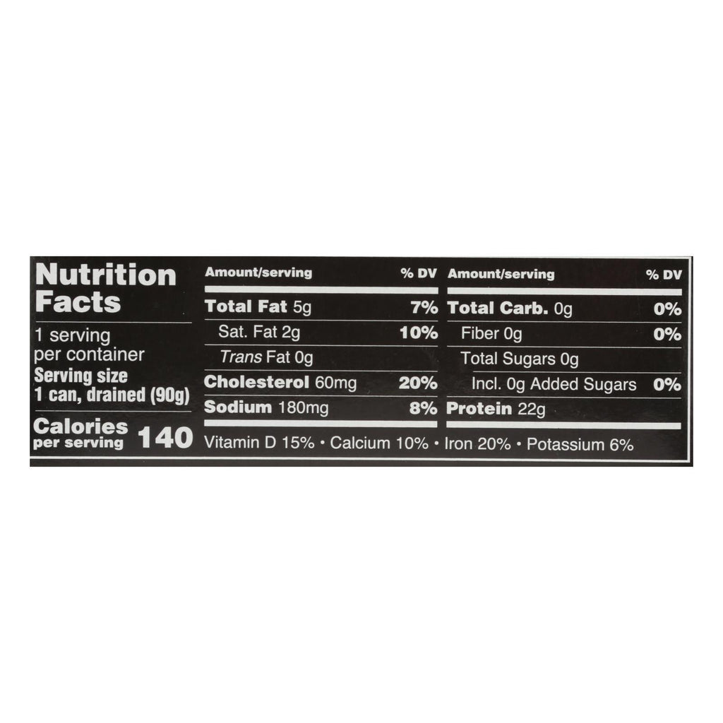 Crown Prince 4.37 Oz. Skinless and Boneless Sardines in Water (Pack of 12)