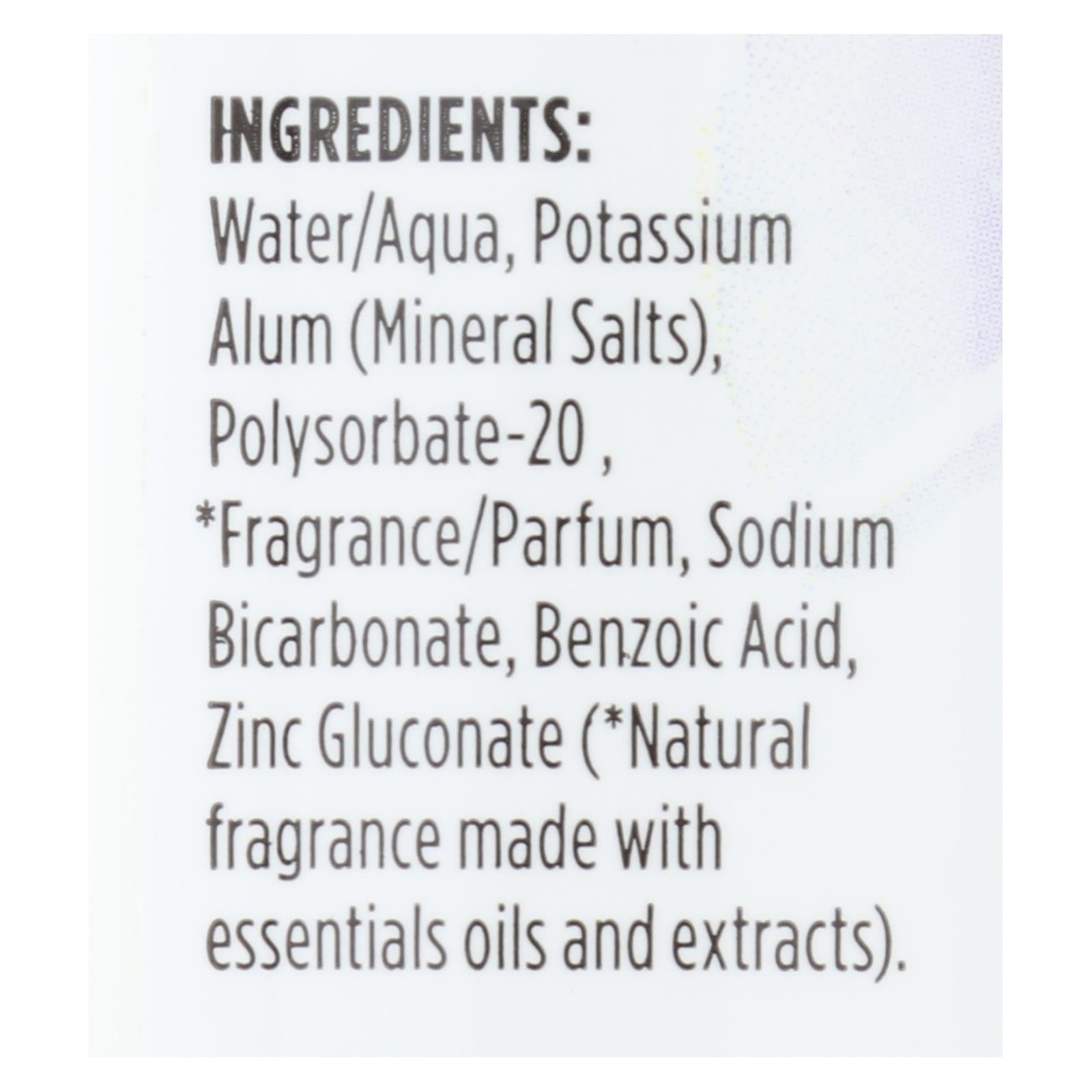 Crystal Essence Mineral Deodorant Body Spray Lavender & White Tea - 4 Fl Oz