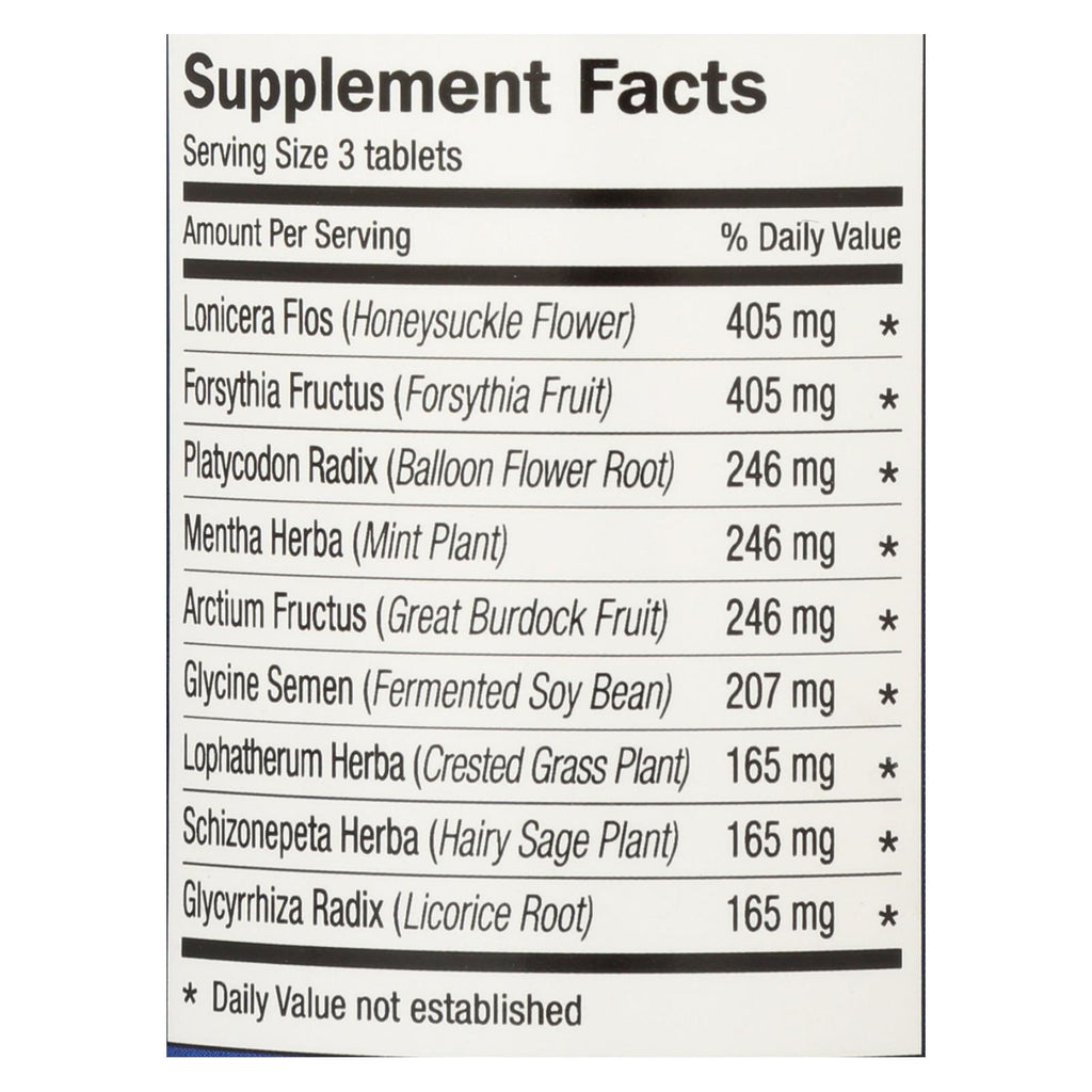 Dr. Shen's Yin Chiao Cold & Flu Tablets, 750 mg, 90 Count