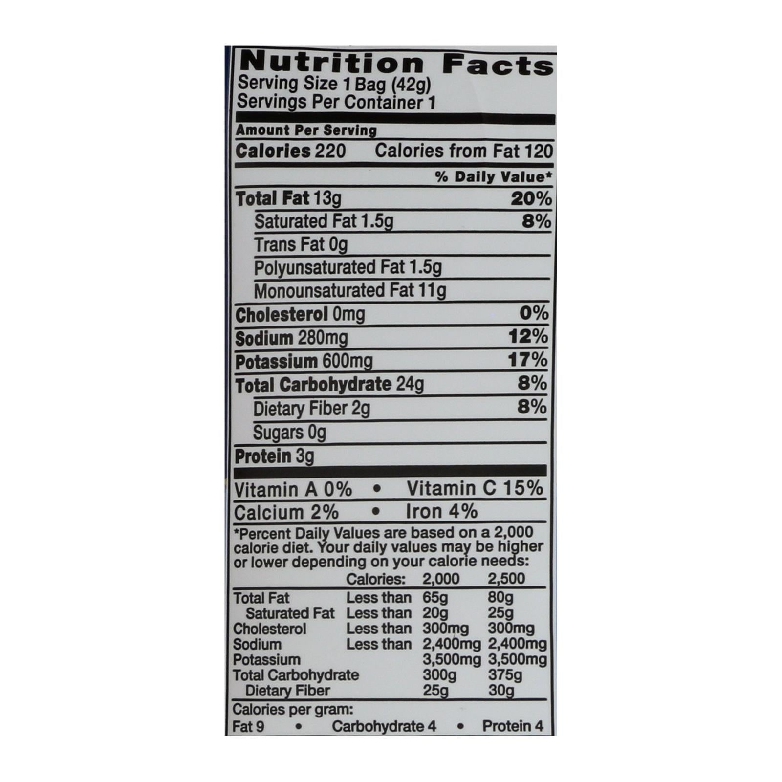 Kettle Brand Sea Salt & Vinegar Potato Chips, 1.5 oz, Case of 24