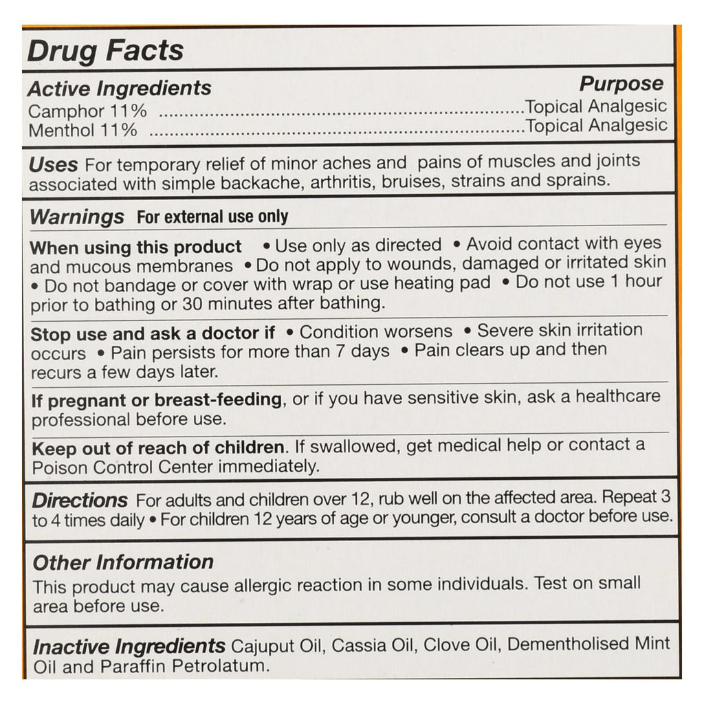 Tiger Balm Pain Relief Ointment - 6 Pack, 0.63 Oz Each
