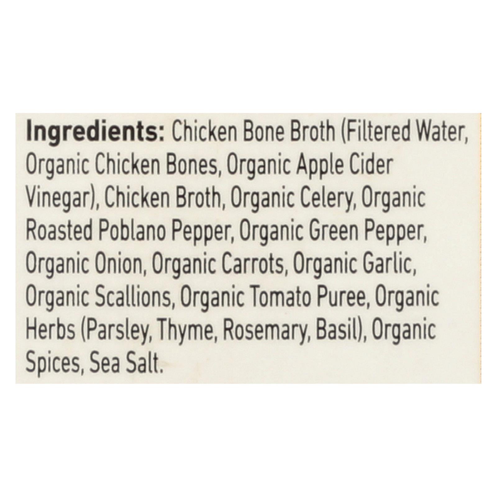 Kettle & Fire Chicken Bone Broth, Pack of 6 (16.9 oz)