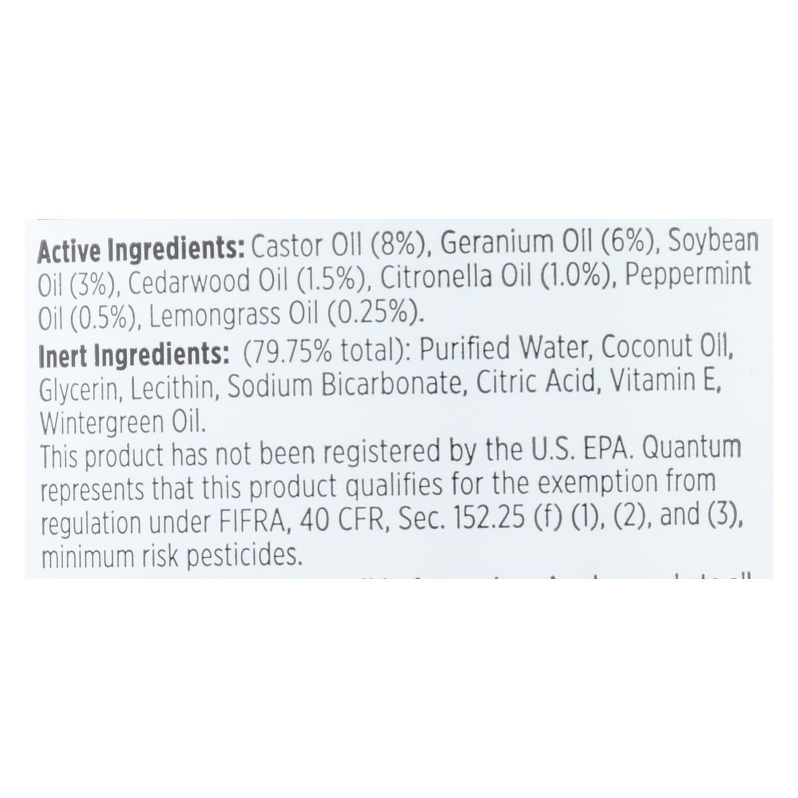 Quantum Buzz Away Extreme Insect Repellent - 4 Oz.