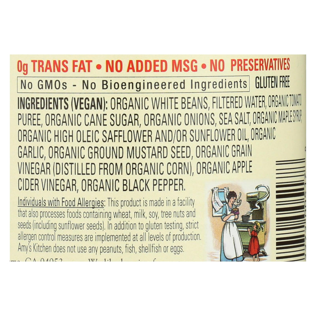 Amy's Organic Vegetarian Baked Beans, 15 Oz. Pack of 12