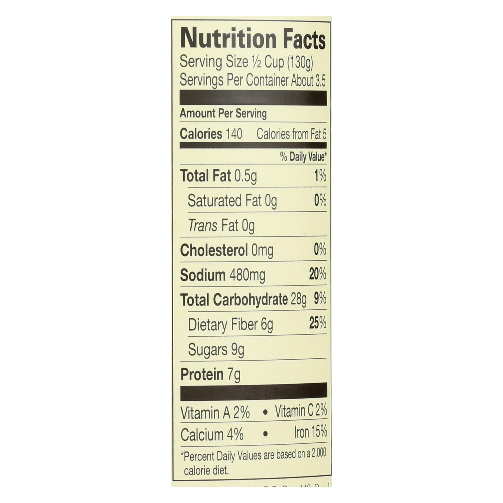 Amy's Organic Vegetarian Baked Beans, 15 Oz. Pack of 12
