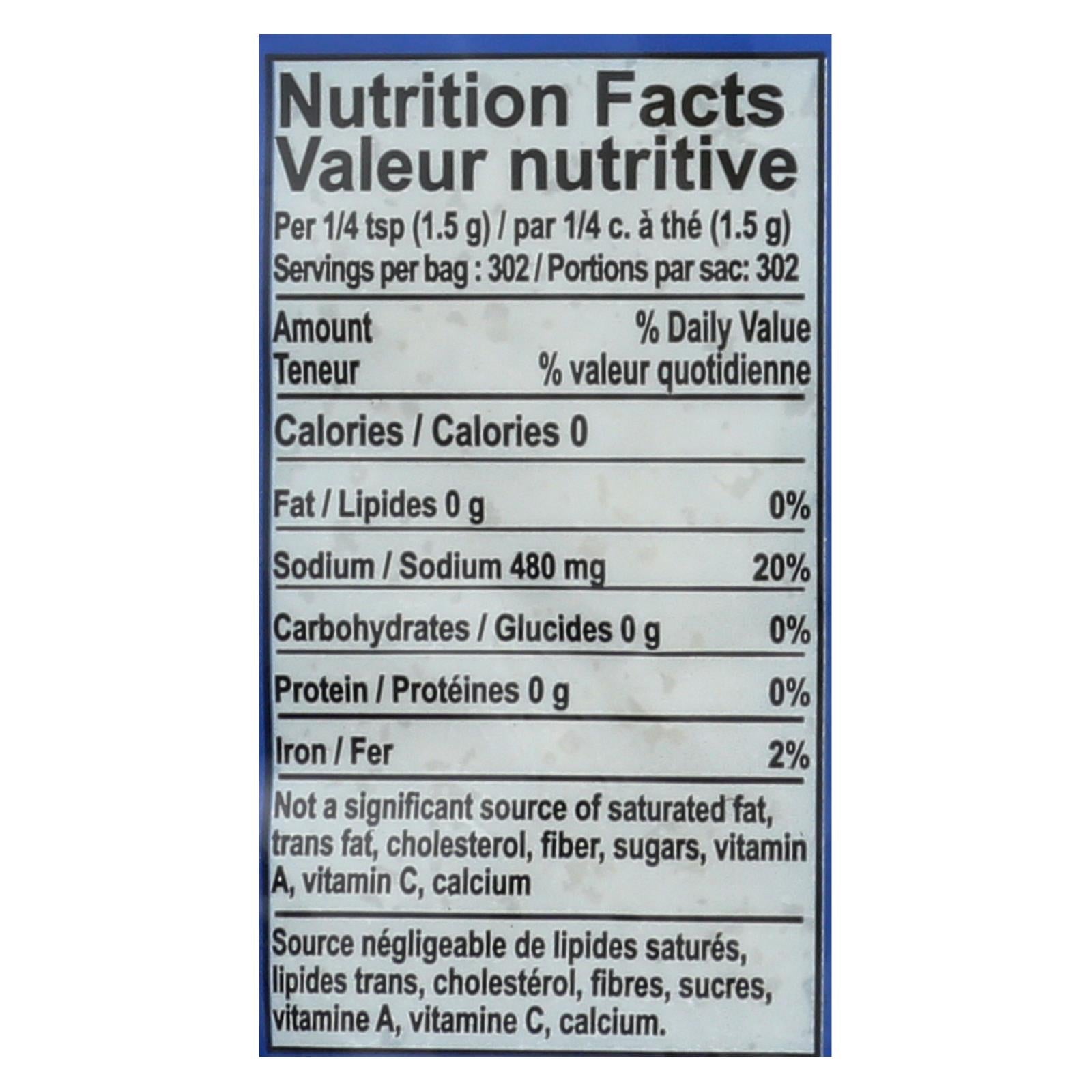 Celtic Sea Salt, Light Grey Resealable Bag, 1 lb (Bulk Pack of 6)