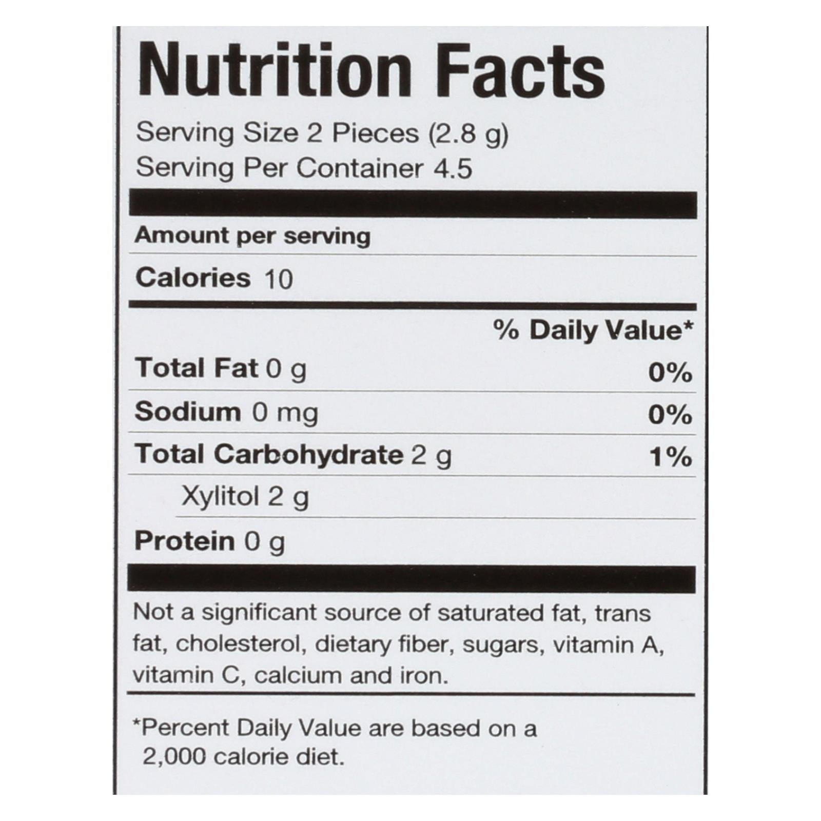 Pur Gum Sugar Free Bubble Gum (9 Count), Case of 12