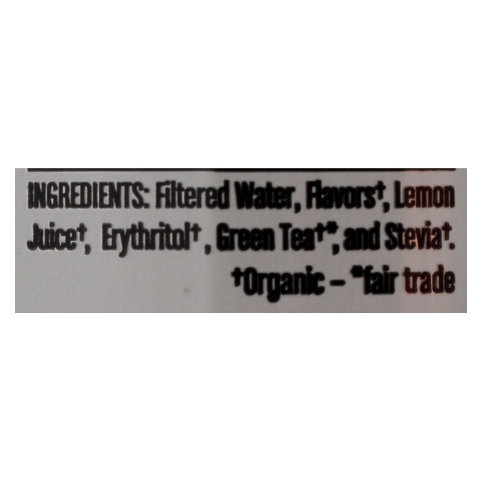 Steaz Zero Calorie Green Tea Raspberry Case of 12 16 fl oz