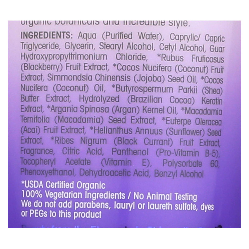 Giovanni 2chic Ultra Repair Blackberry & Coconut Milk Conditioner, 8.5 oz