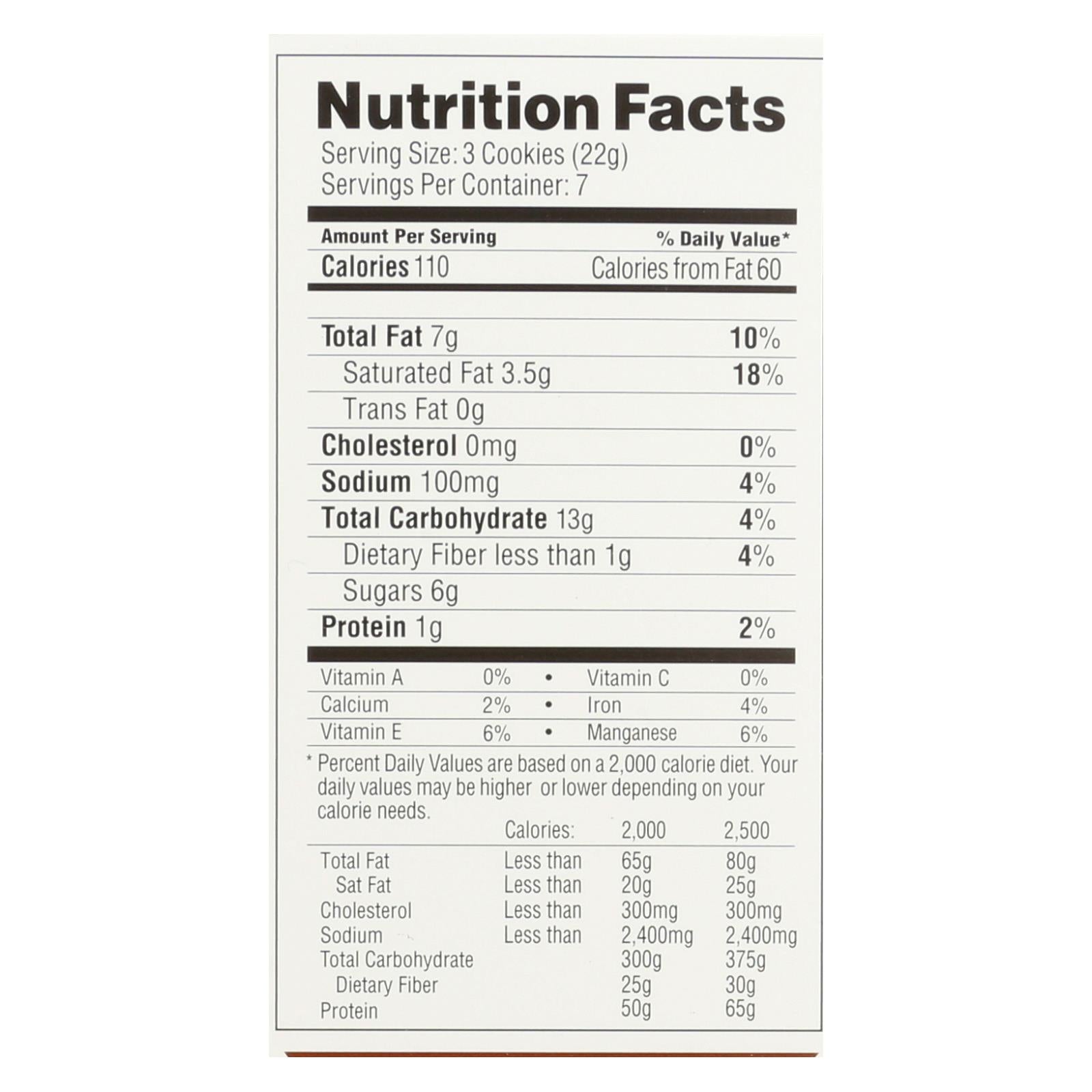 Simple Mills Crunchy Chocolate Chip Cookies (Pack of 6 - 5.5 Oz.)