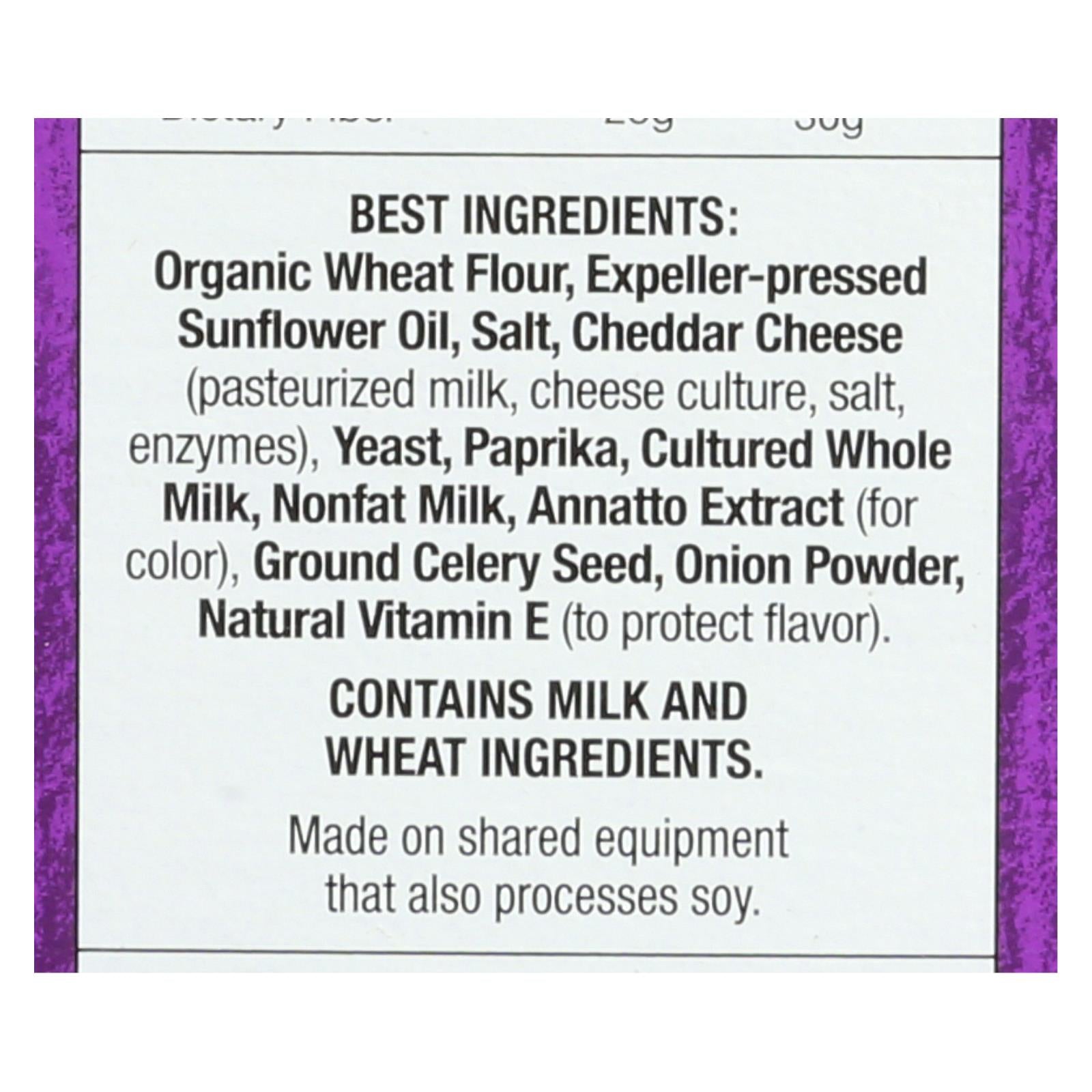 Annie's Homegrown Organic Cheddar Bunnies Crackers, 12 x 7.5 Oz. Bags