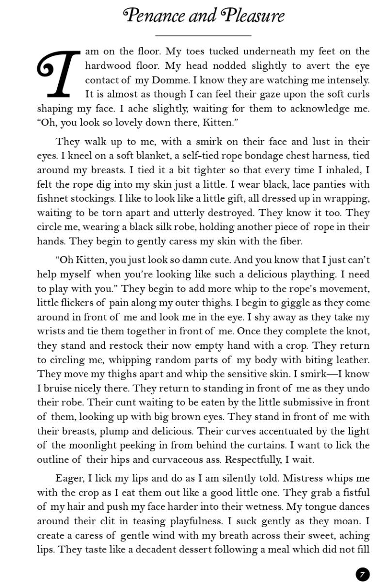 Zine - Pretty Little Playthings: Queer, Kinky Stories (Queering Consent) - By Jessi Joan