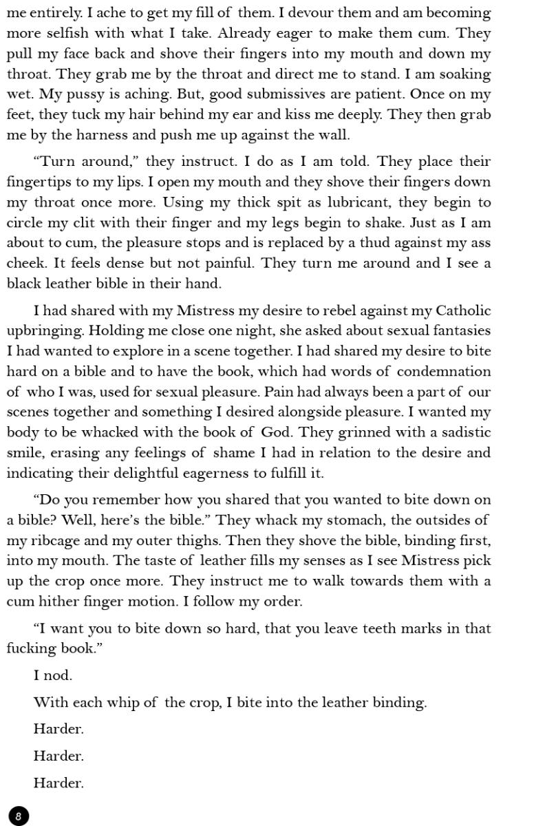 Zine - Pretty Little Playthings: Queer, Kinky Stories (Queering Consent) - By Jessi Joan