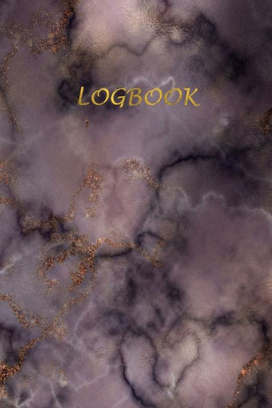 Blood Pressure Log Book: 6 Daily Reading for 53 Weeks with Time, Blood Pressure, Heart Rate - Daily and Weekly Notes - Portable 6x9 - Elegant Discreet Cover with Dark Marble and Gold lettering