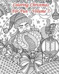 Coloring Christmas For Fun – Volume 7: 25 Doodle Style Christmas Coloring Pages