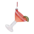 Glass Strawberry Margarita Ornaments (Set of 6)