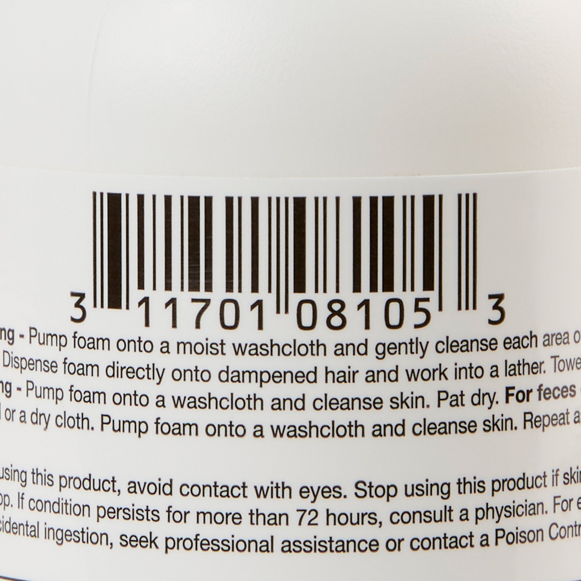 Bedside-Care® Foam Cleanser, Unscented, Shampoo and Body Wash, 8.1-ounce bottle COI67146