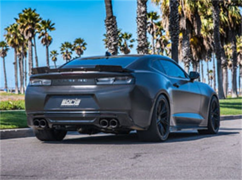 Borla 2016-2018 Chevrolet Camaro SS AT/MT RWD Ceramic Black S-Type Exhaust (w/ Dual Mode Valves) 11924CB