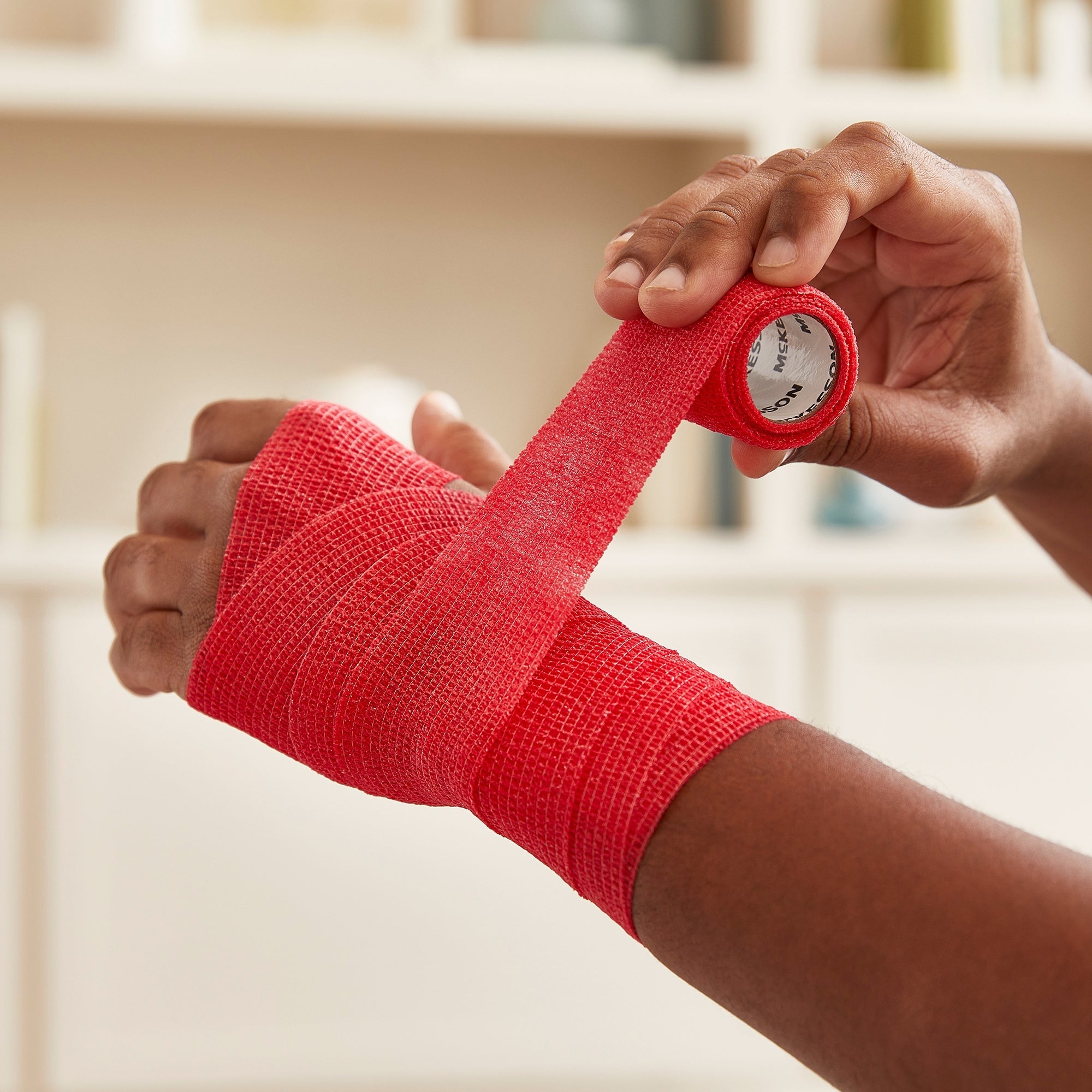 McKesson Self-adherent Closure Cohesive Bandage, 2 Inch x 5 Yard 16-4202