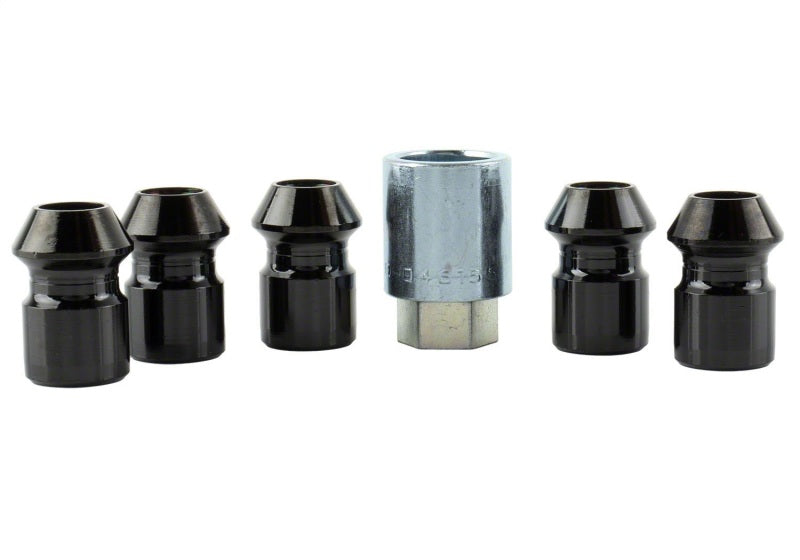 Ford Racing M12X1.5 Black Security Lug Nut - Set of 5 M-1A043-B5