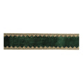 Velvet Ribbon with Embellished Trim 4" x 5 Yds.