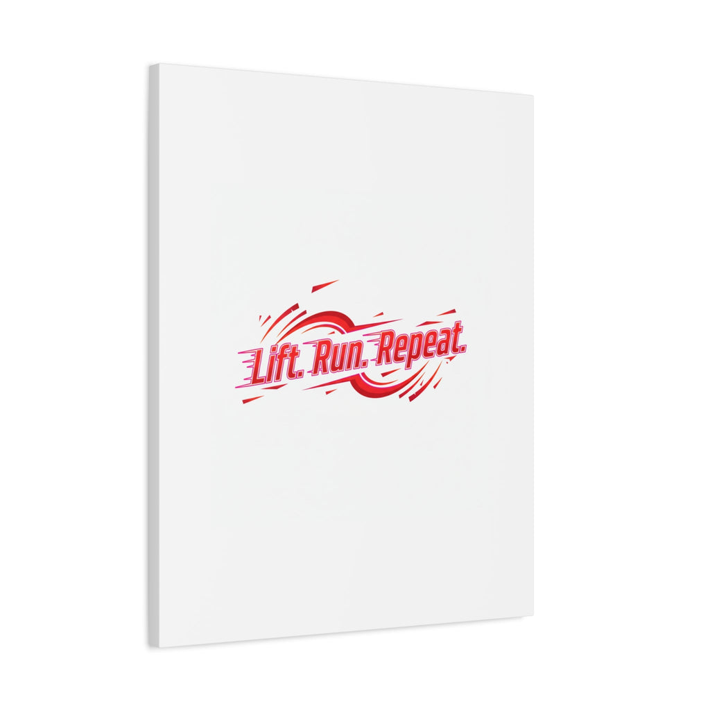 Lift Run Repeat Canvas | Fitness Wall Art, Gym Motivation