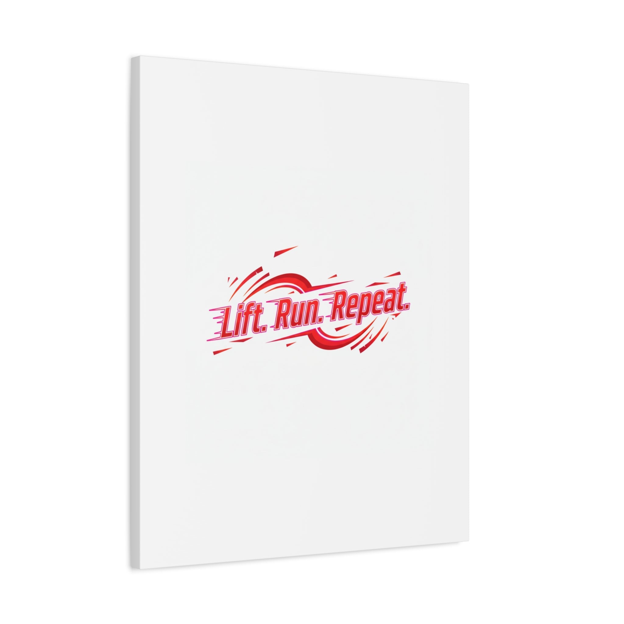 Lift Run Repeat Canvas | Fitness Wall Art, Gym Motivation