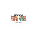 Meme War Sticker | Retro Cartoon Squad, Cute Viral Comic Sticker