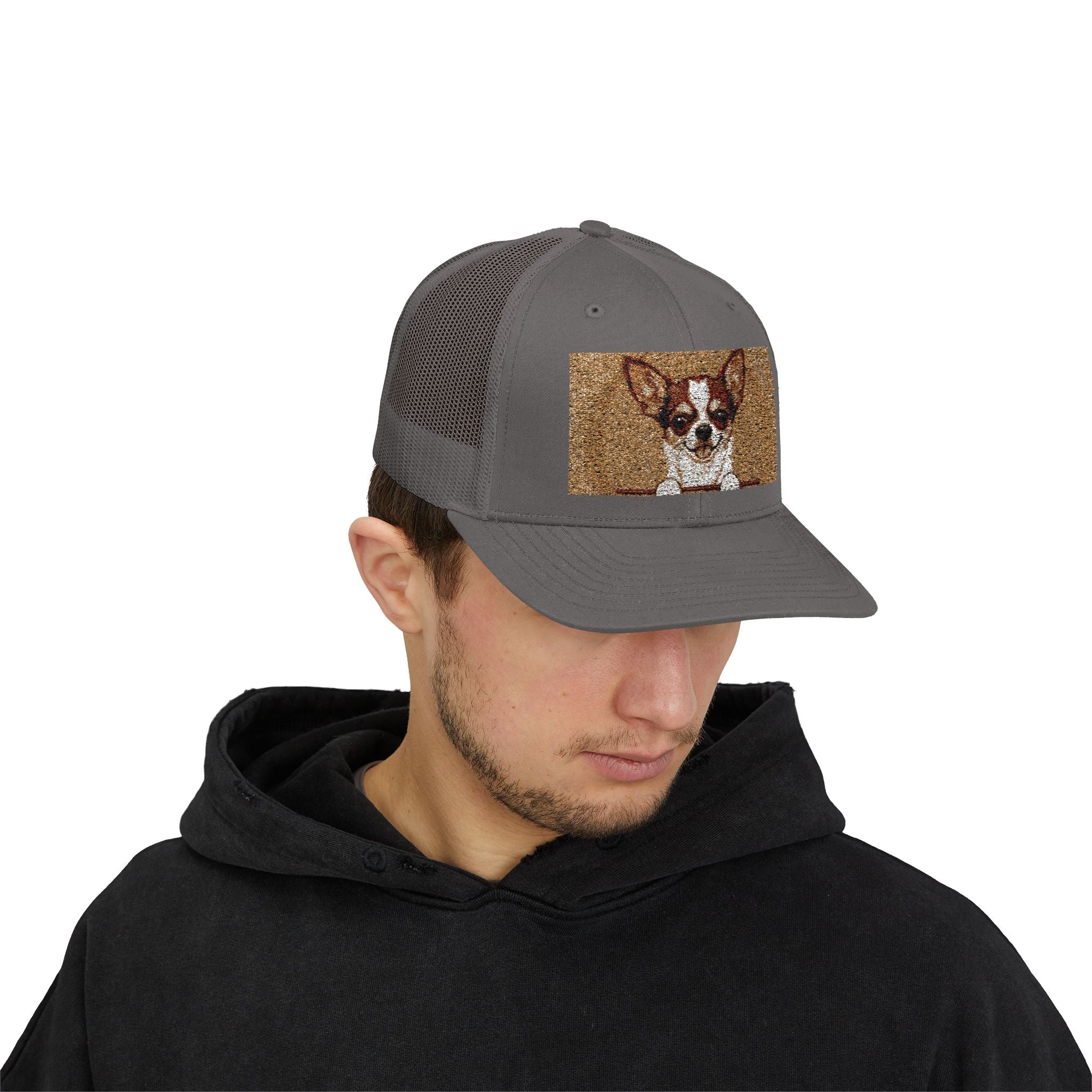 Meme Dog Trucker Hat — Funny Snapback Cap