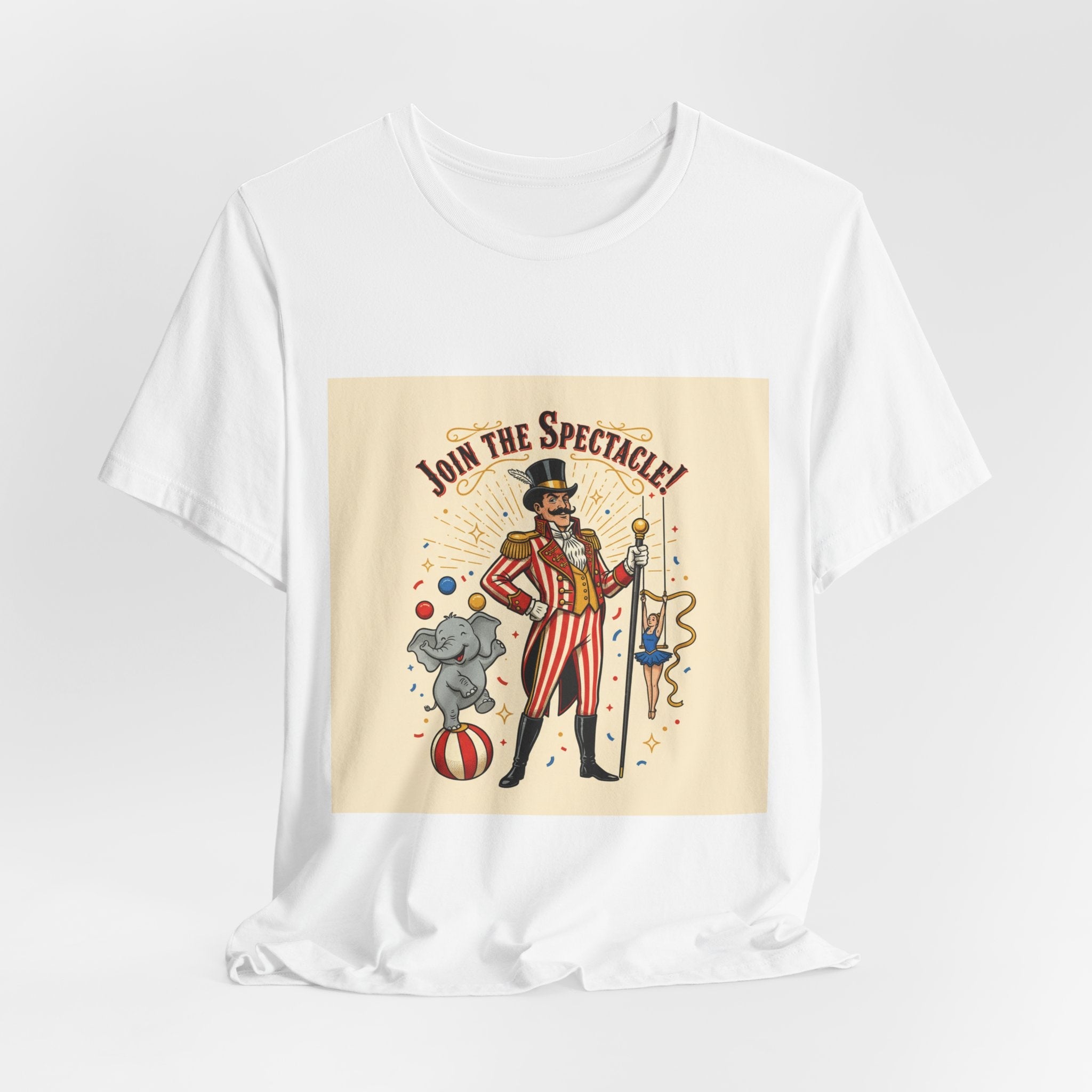 Vintage Circus Ringmaster Tee | vintage carnival design, big top shirt