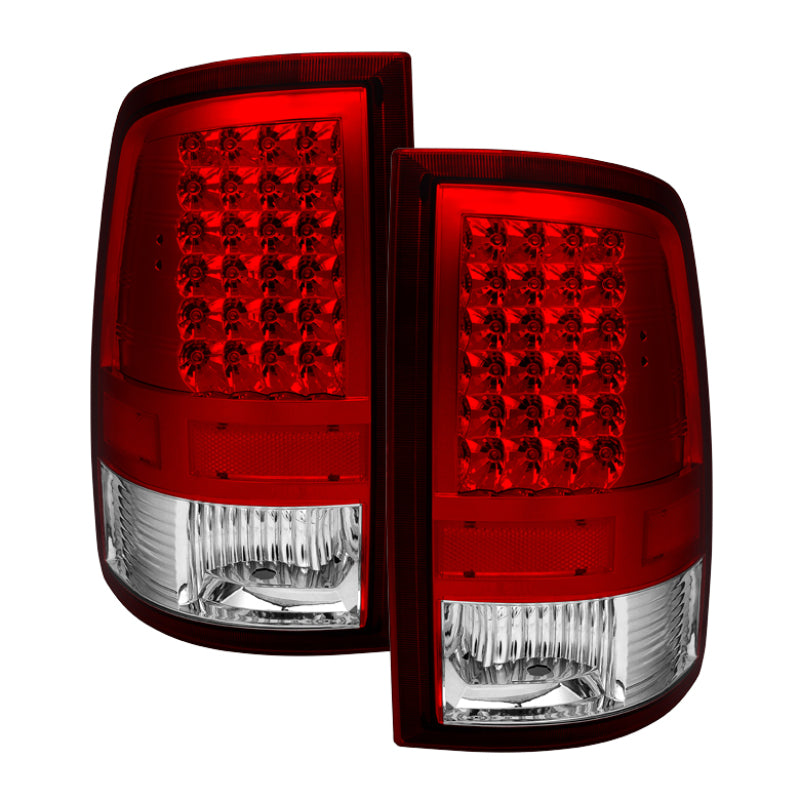 SPYDER Xtune Dodge Ram 1500 09-14 LED Tail Lights Incandescent Model Only Red Clear ALT-JH-DR09-LED-RC 9032820