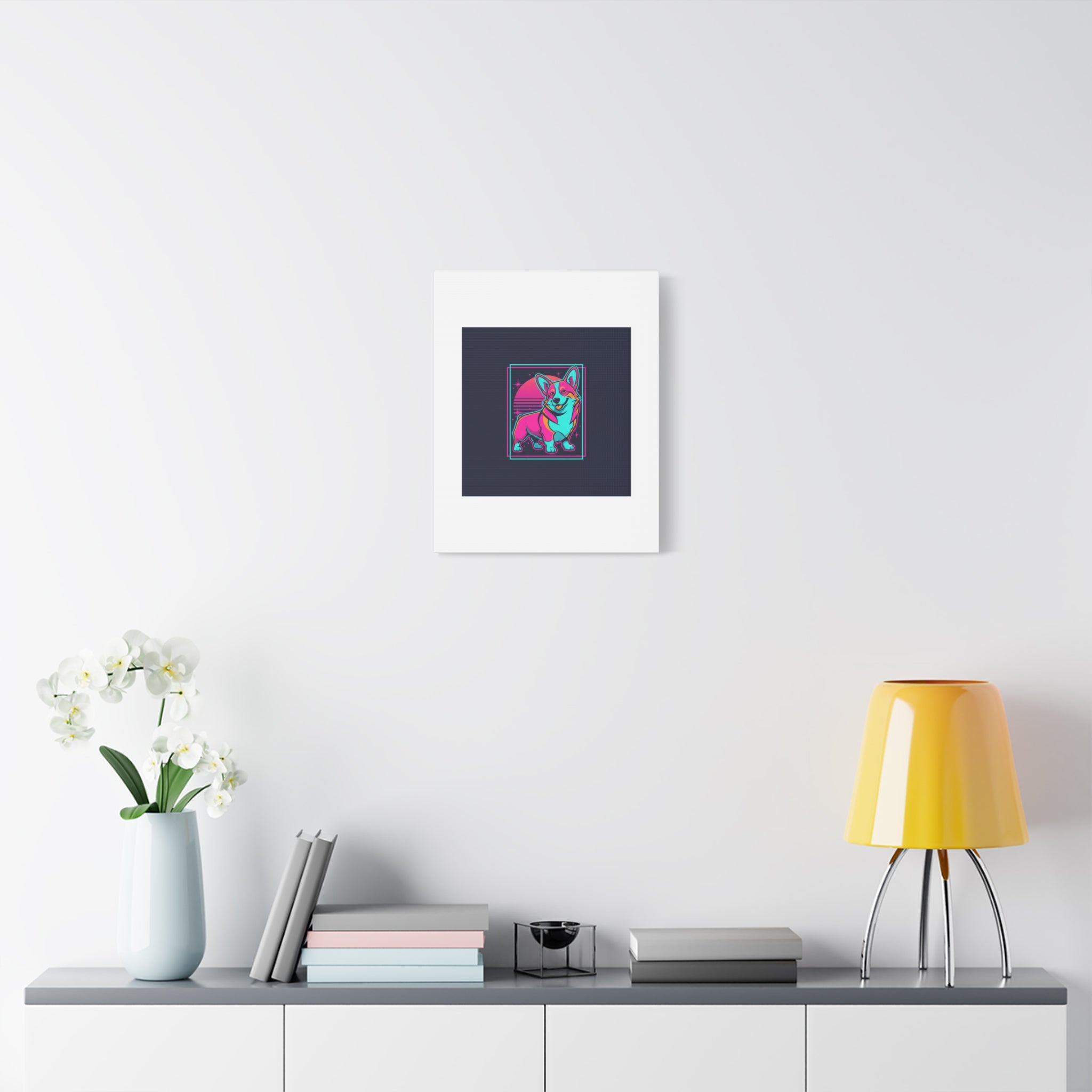 Platonic Love Corgi Canvas | Friendship Valentine, Galentine’s Wall Art