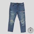 Amiri Palm Tree Patch Jeans in Indigo
