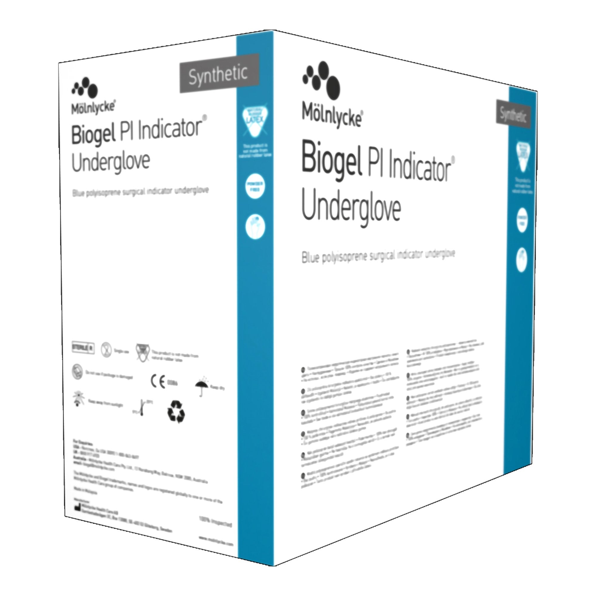 Biogel® PI Indicator Underglove™ Polyisoprene Surgical Underglove, Size 6, Blue 41660