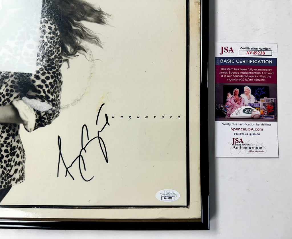 Amy Grant Signed & Framed “Unguarded” Vinyl Variant With JSA COA