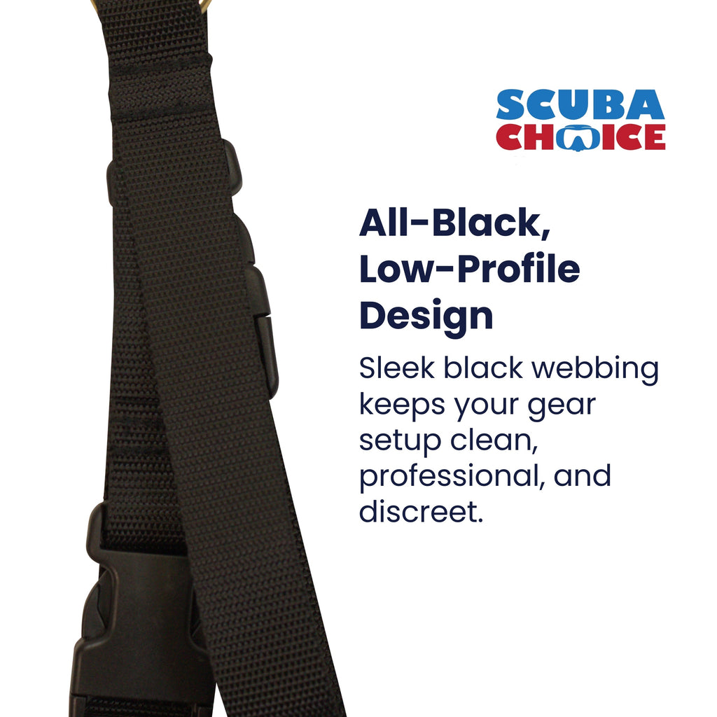 Scuba Diving BC Fin and Mask Keeper with Quick Release Loop Lanyard