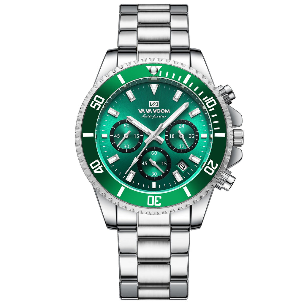 TREND New Men's Elegant Watch Waterproof And Scratch Resistant Stylish Stainless Steel Durable Wrist Watch