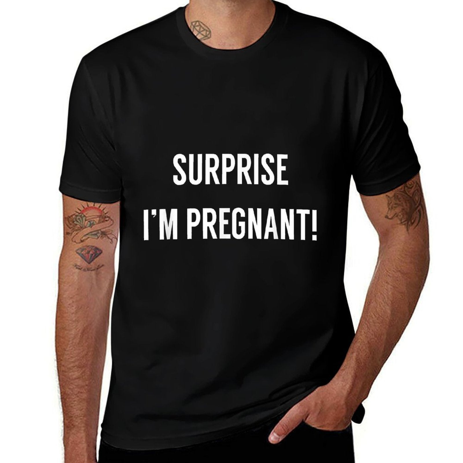 Surprise Im Pregnant - Pregnancy Announcement Tshirt  Odor-resistant T-Shirt